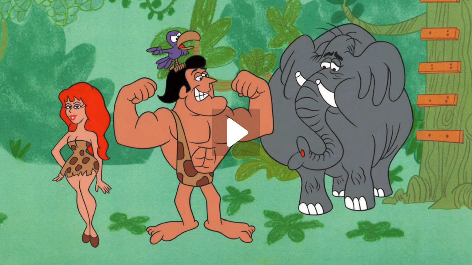 Dessin Animé Gorille De George De La Jungle